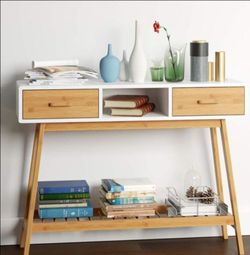 Mid century modern Entry table/ TV stand