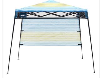Yoli LiteTrek 36 7' x 7' Slant Leg Instant Canopy with Backpack