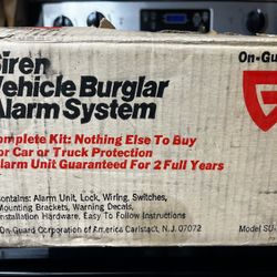 12 Volt Vintage Classic Car Alarm