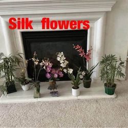 Silk  flowers  -  $8  each