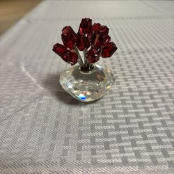 Swarovski Bouquet Of Red Roses 