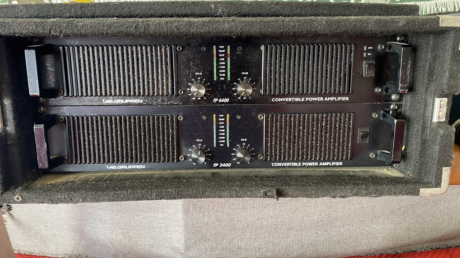 Lab Gruppen FP6400 FP3400 Power Amplifier DJ Professional Equipment $2400 Both