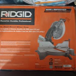 Ridgid new dual bevel miter saw