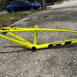 Neon yellow gt bike frame