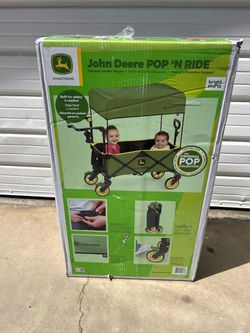John Deere wagon stroller