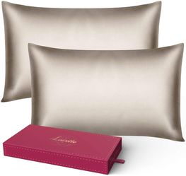Silk Pillowcase for Hair and Skin, 22 Momme 6A Soft Mulberry Silk Pillow case with Hidden Zipper