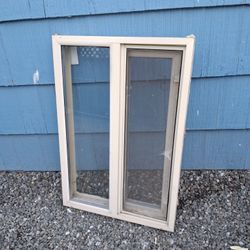Vinyl Window 24x36 Slider Beige