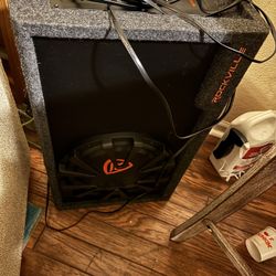 Rockville 12 Inch Subwoofer With Amp Built-In