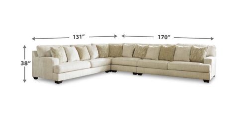 Rawcliff 4 pcs livingroom set