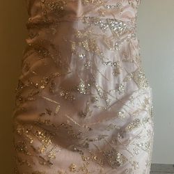 Beautiful Pink/Gold Formal Dress