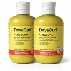 DevaCurl CurlBond Re-Coiling Cream Conditioner 12oz / 355ml – Pack of 2