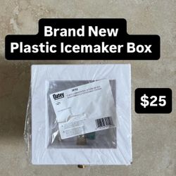 Brand New Plastic Icemaker Box (1 Available) 