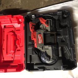 Milwaukee M18 Fuel Brushless Deep Cut Ban Saw . Tool And Hard Case Only