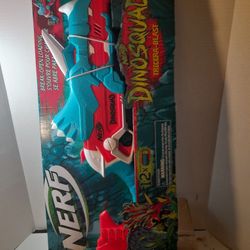 Awesome Deal Nerf Dinosquad  Trica Blast Gun.