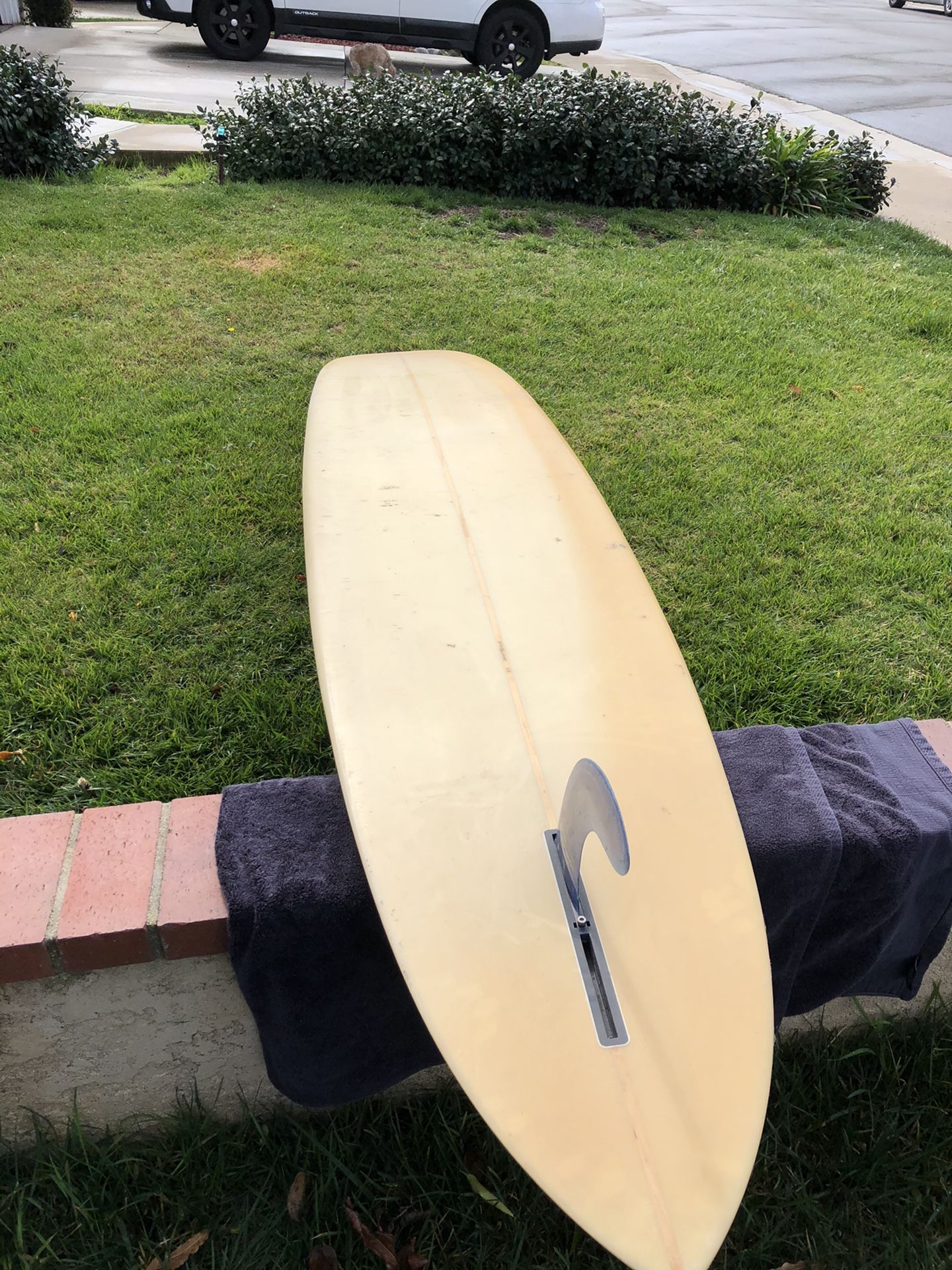 Custom made one of a kind longboard surfboard handmade custom shaped