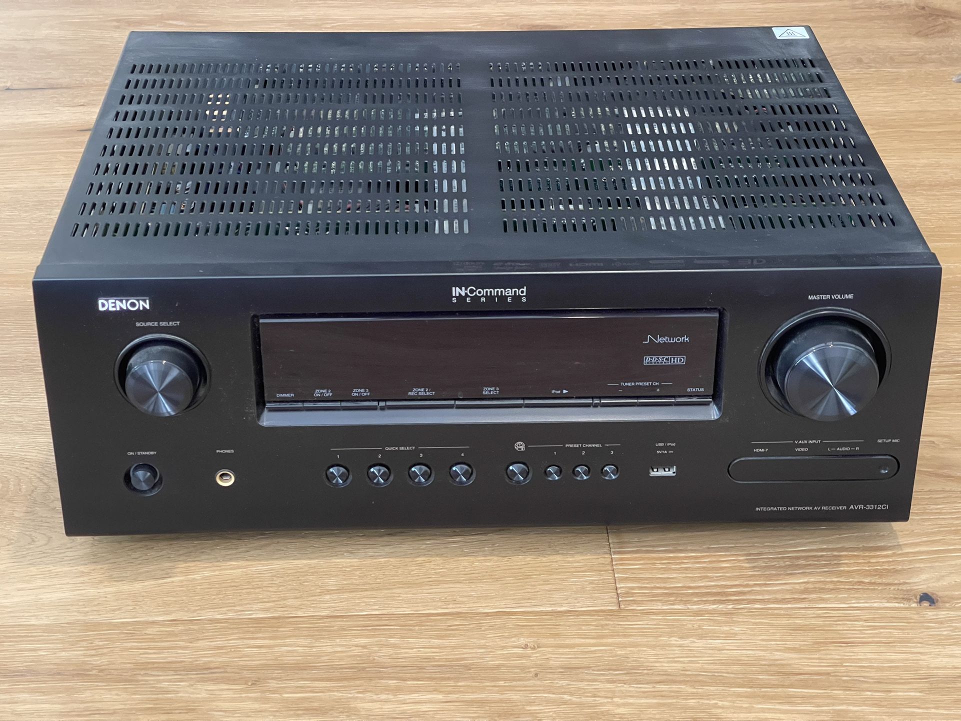Denon AVR-3312CI 7.2 Integrated Network A/V Receiver