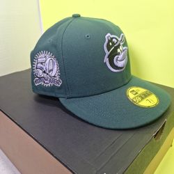Baseball Fitted Patch Hat. Sz 7 1/2