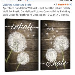 Apicoture Dandelion Wall Art