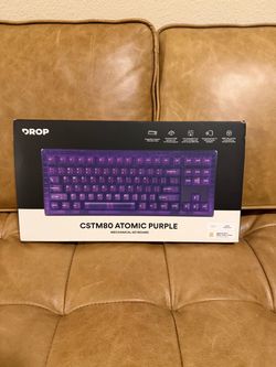 Drop CTSM80 Atomic Purple keyboard