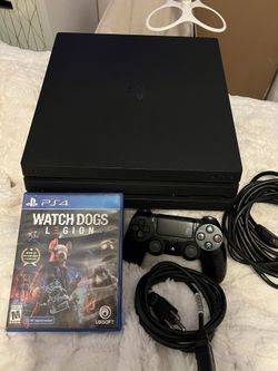 PlayStation 4 Pro All Cables & Games