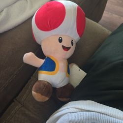 Super Mario Toad Plush