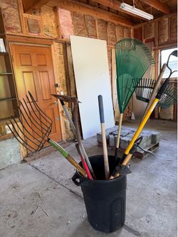 Various garden tools