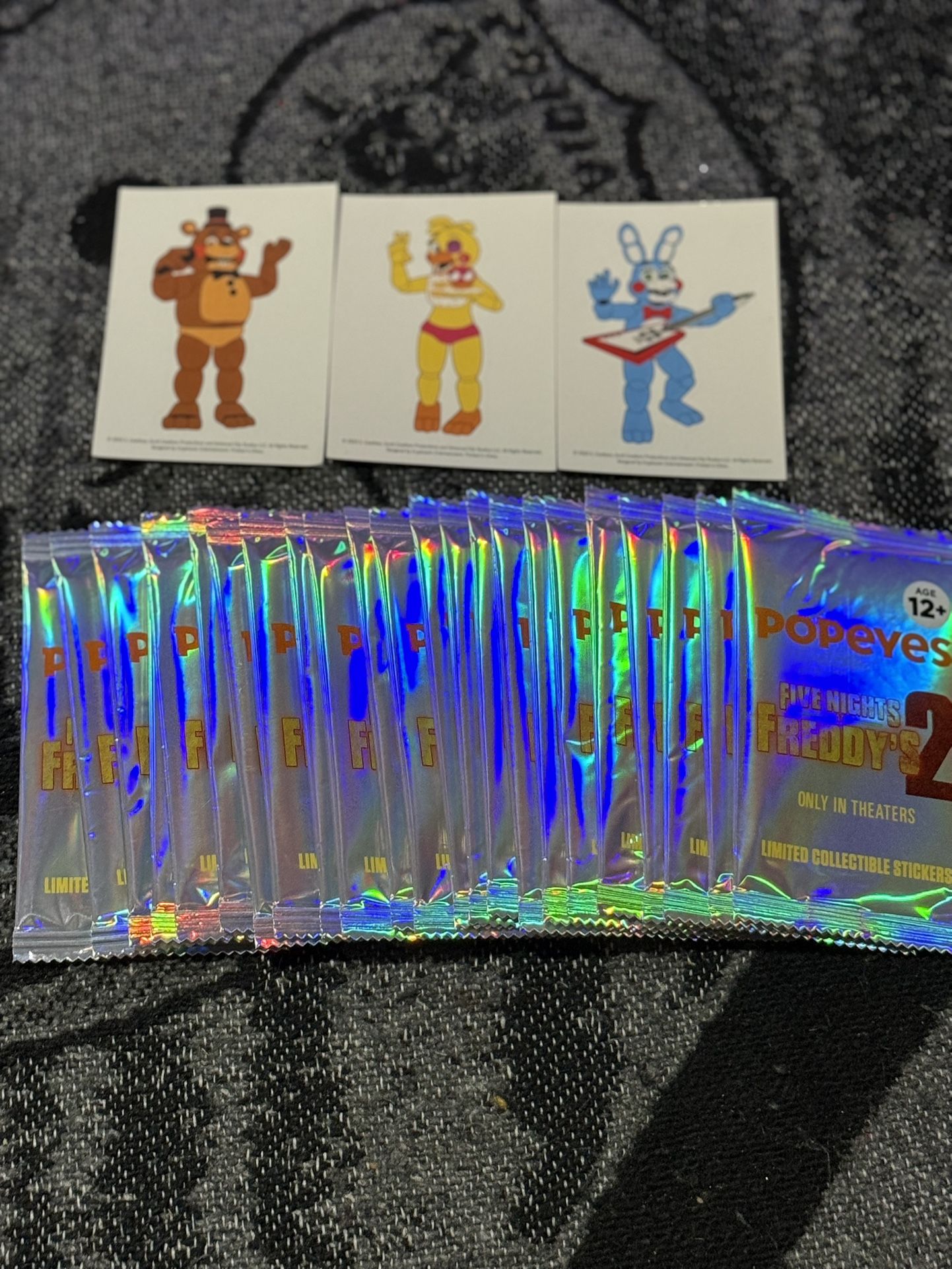 Five Nights At Freddy’s X Popeyes Limited Collectible Stickers
