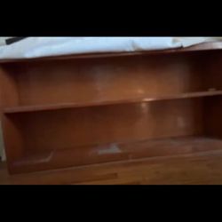Long Bookcase Wood