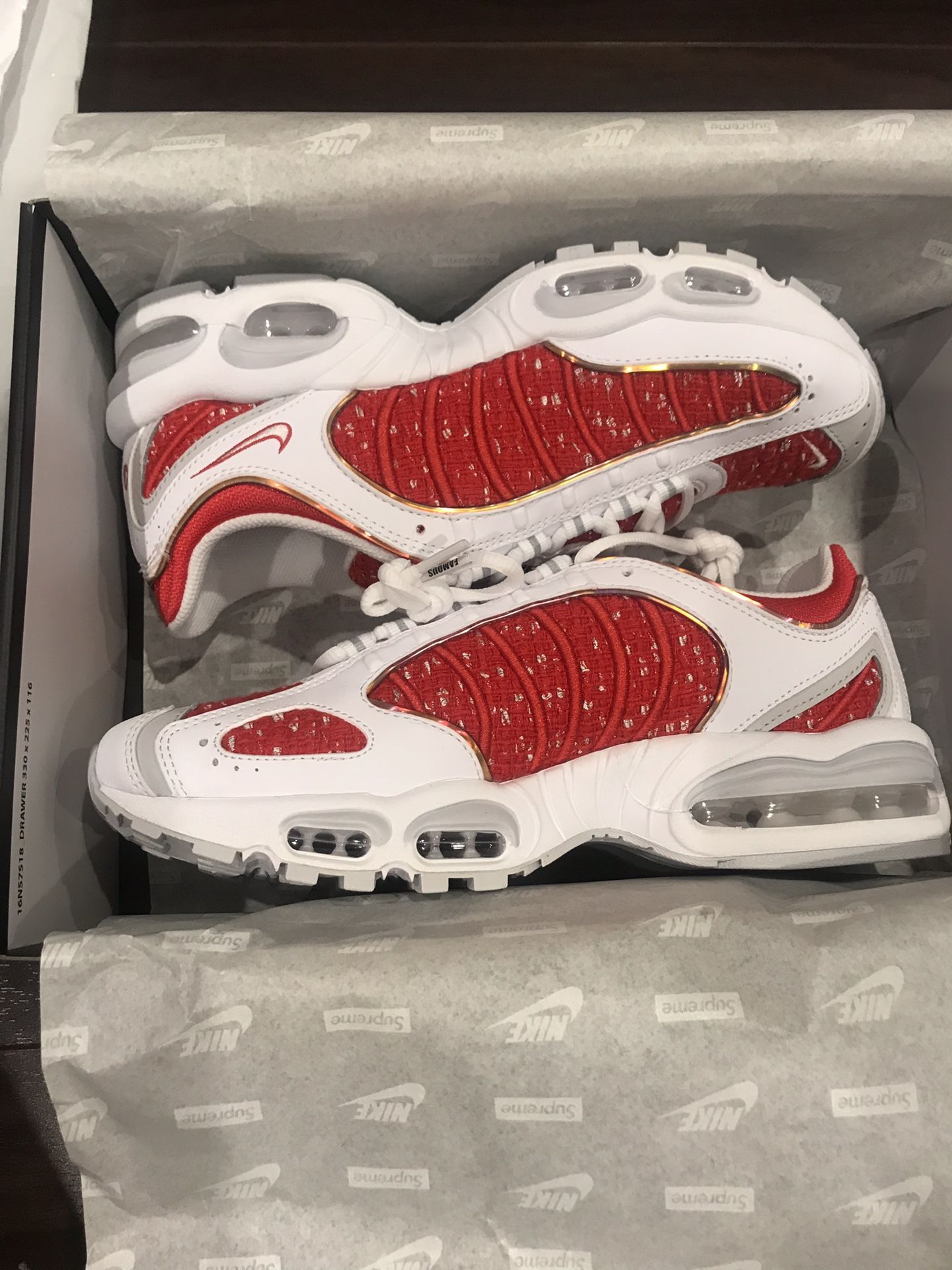 Supreme X Nike Air Max shoe 2019 sz new