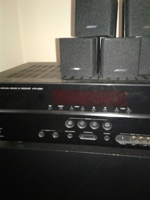 yamaha av receiver htr-3064 hdmi and Bose natural surround sound speakers