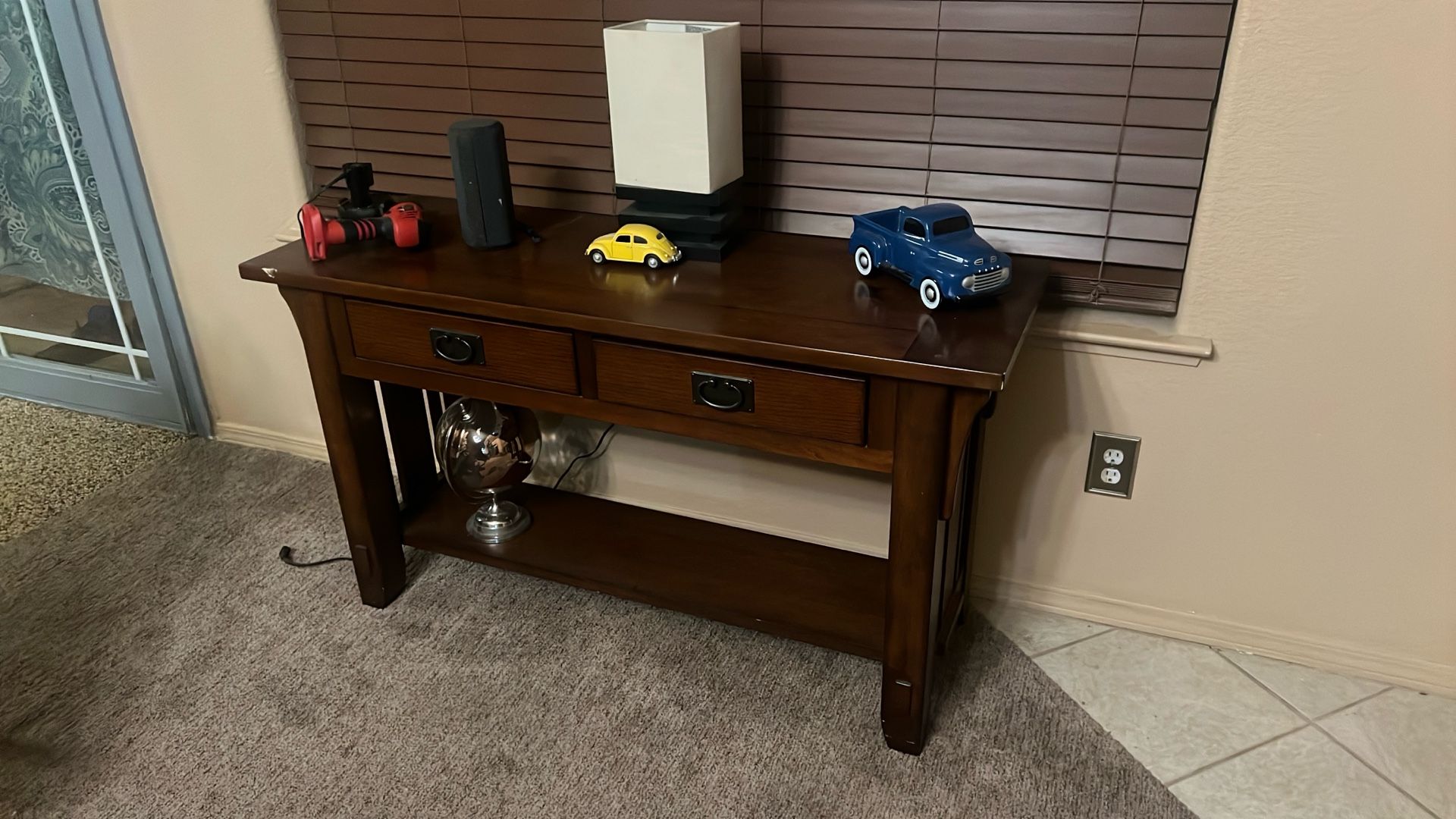 Wood Entry Table