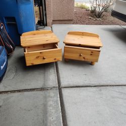Pair Of Bedside Tables With Drawers