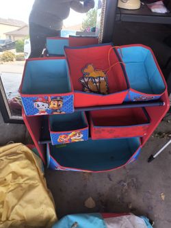 Kids toy storage bin