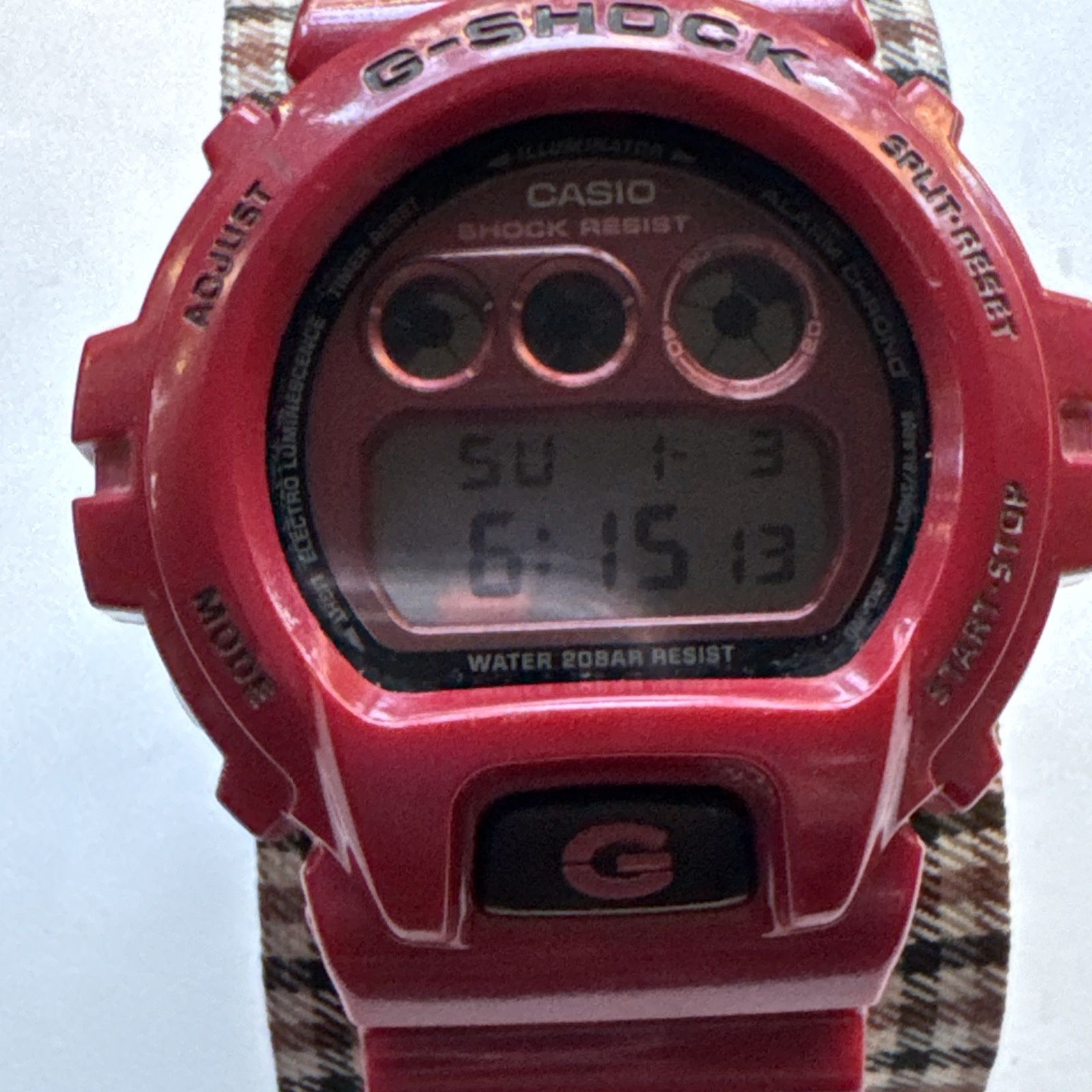 Casio G Shock Rare Edition Red Burgundy Dw 6900 MF