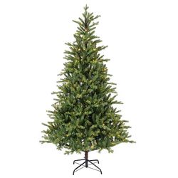 Everlands Allison Pine Pre-Lit Christmas Tree, 7.5 Feet