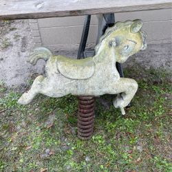 Antique playground rocker