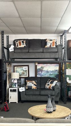 Sofa and loveseat