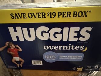 Huggies Overnites size 6 brand new