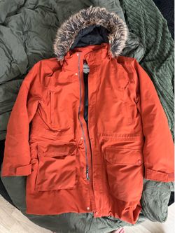 Lands' End Men’s Expedition Waterproof Down Parka - Rust Orange - XL Tall (XL/T)