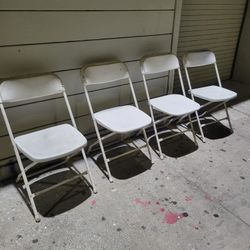 Folding Chairs 4 Pieces