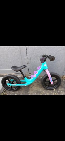 Kids Balance Bike Teal and Pink 12”