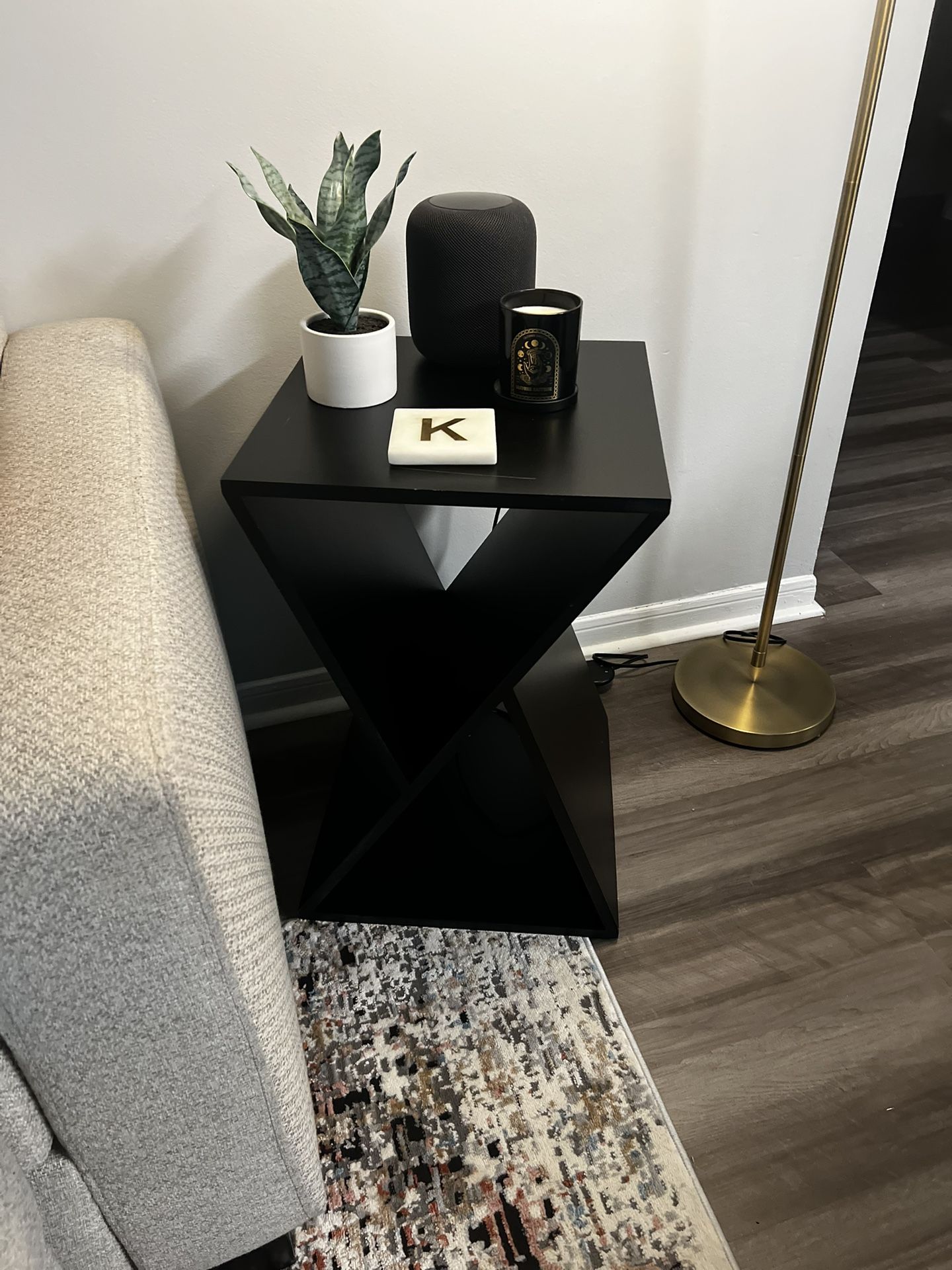Modern Black Coffee Table – Gently Used