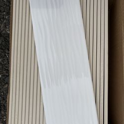 American Olean Urban Canvas Ice White 4x12 Gloss Wall Tile - 29 Boxes Available
