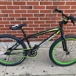 Free Agent Black/Green Ambush 24" BMX Bike