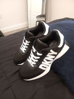 DKNY Black and White Sneakers