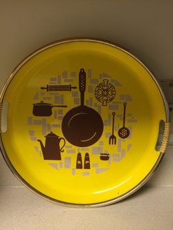 Vintage serving tray made in japan