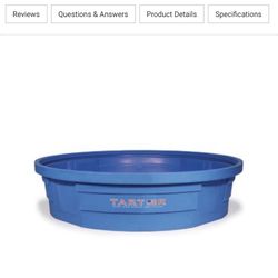 Round Water Tank 8’x2’
