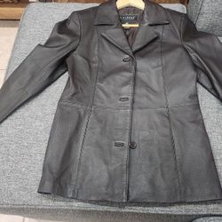 Dialogue Leather Jacket XS
