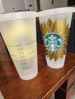 Starbucks sunflower design
