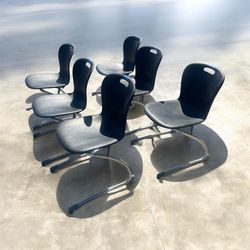 6 Black Chairs. Must take all, will not separate. $120 for all